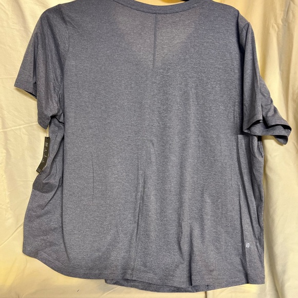 Two V-neck t-shirts women 2xlg Blue & gray Ideology - Picture 11 of 14